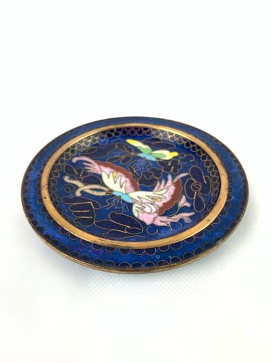 Vintage cloisonne plate