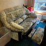Velour sofa/couch Image 2