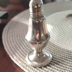 Sterling silver pepper shaker