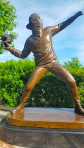 Rose Thrower - Bronze, Marble, Signed