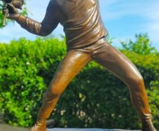 Rose Thrower - Bronze, Marble, Signed
