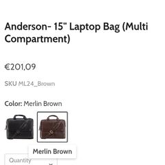 Visconti mens laptop bag