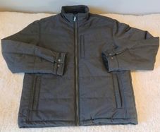 Paul Costelloe Living Men Grey Padded Quilted Jacket - Size XL