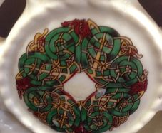Cre Porcelain Irish Celtic Cross