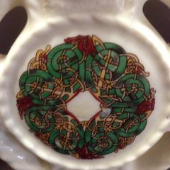 Cre Porcelain Irish Celtic Cross