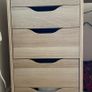 IKEA Study TABLE with Alex drawers Image 3