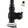 Black Brass Kitchen Bathroom  Mixer Tap Vintage-Style Tall Basin Faucet with Ceramic Handle Hot & Cold, Single Hole Mount Image 5