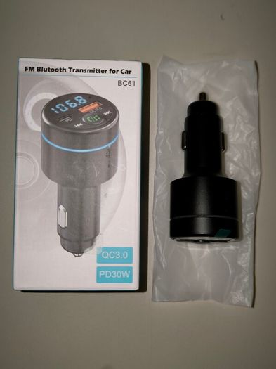 Bluetooth Car Charger & FM Transmitter