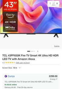 Brand New 43"-android Television