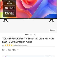 Brand New 43"-android Television