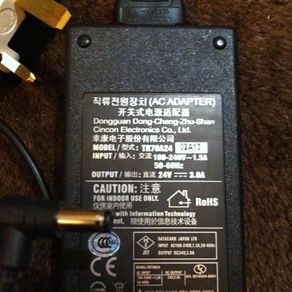 Laptop Charger Output DC24v ----- 3.0A