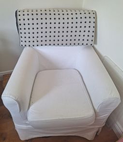 White IKEA Armchair