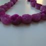 Pink Druzy agate beads,Gemstone beads,jewellery making supplies Image 6