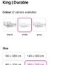 Beautiful White Metal Design Bed Super King not Double Image 2