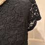 Selected Femme Black Lace Fully Lined Dress - Size 12 Image 2