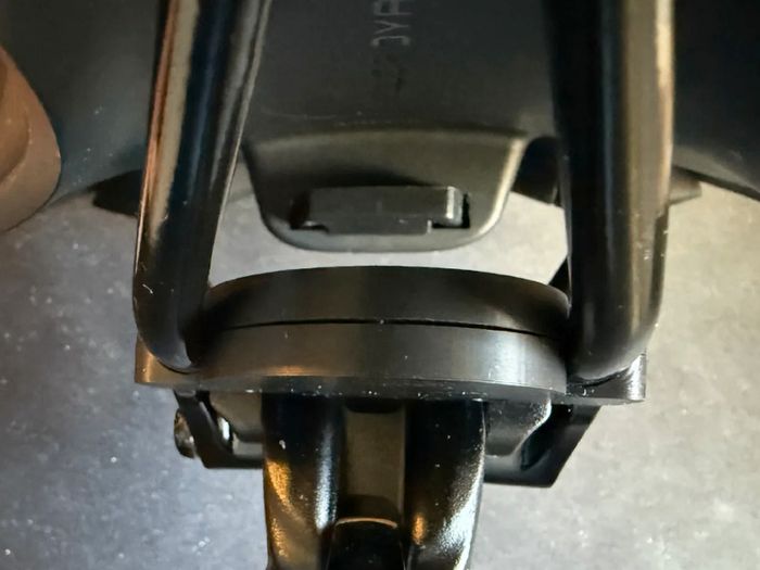 Under-saddle AirTag holder for bicycle