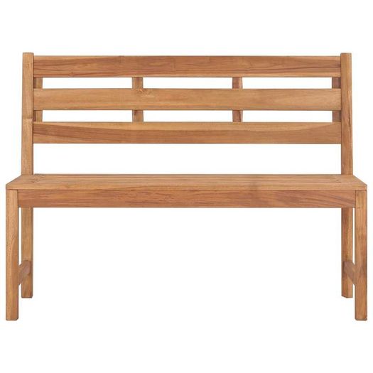 Garden Bench 120 cm Solid Teak Wood