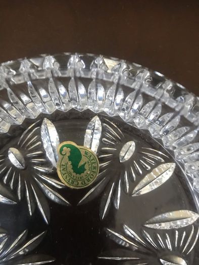 Waterford Glass Millennium Wine Bottle Coaster