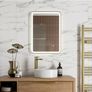 Brushed Brass led mirror 700mmx500mm Image 3