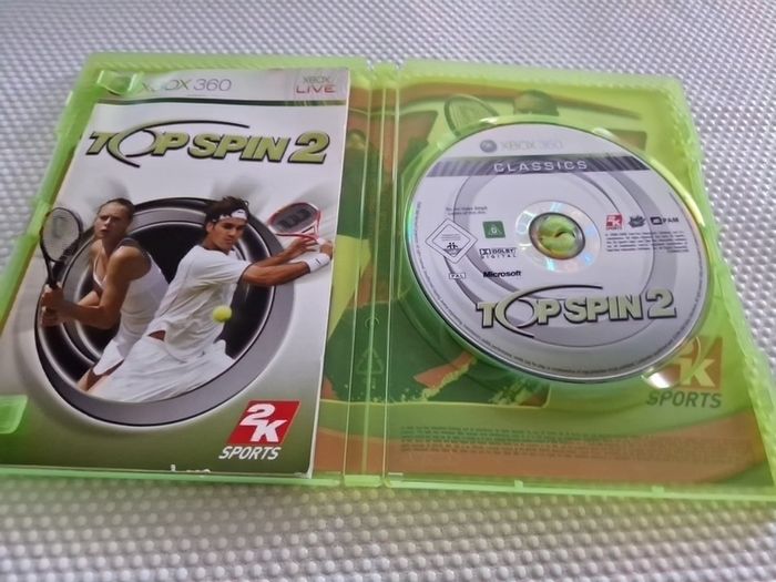 Top Spin 2 Xbox360 Games Original