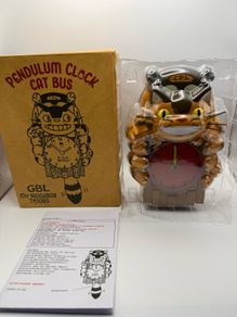 Studio Ghibli Totoro Cat Bus Pendulum Clock - Authentic, New - Rare Japanese Import