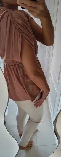 SLOWLOVE blush boho top Sz L (Fit 10-12UK) - 89 (New)