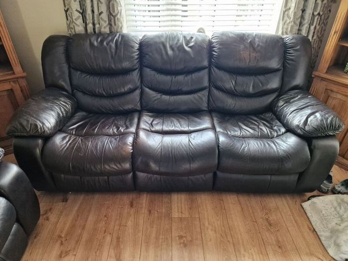 Leather sofa