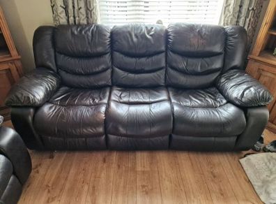 Leather sofa