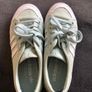 Adidas Originals Womens Nizza Trainers Ash Green/Footwear White Image 2