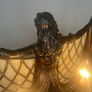 Art Deco Style Winged Woman Lamp Signed Rosa 2003 Image 6