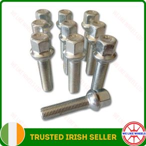 10 x New 50mm Extended Wheel Bolts Fit Audi, Volkswagen, Seat, Skoda (BD10) Delivery  - Delivery