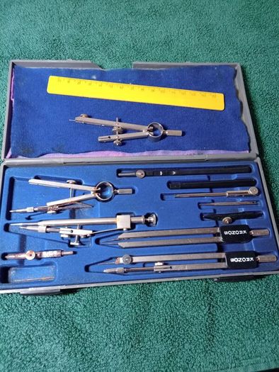 Vintage Kronos 311 Technical Drawing Draughtsman Set