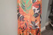 et vous tropical maxi skirt