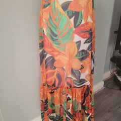 et vous tropical maxi skirt