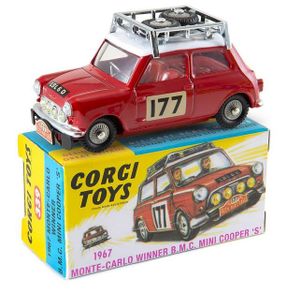 Corgi Toys 339 - Monte-Carlo Winner 1967 B.M.C. Mini Cooper 'S' Re-Issue