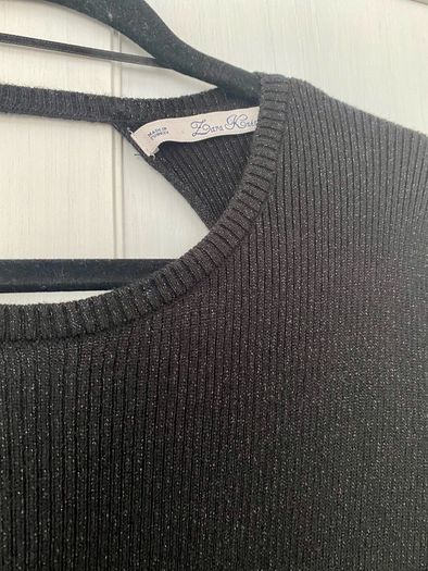 Black Dress Zara Knit Size: L