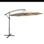 3M overhang parasol with LED lights and weights Image 2