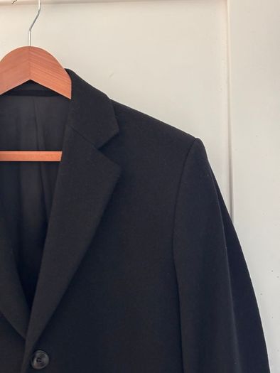 Smart black coat men
