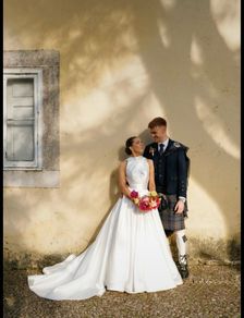Viral RONALD JOYCE wedding gown uk 14-16