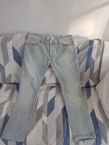 Diesel SAFADO, Long, Stripe Jeans,Cotton W31L32