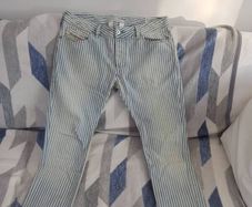 Diesel SAFADO, Long, Stripe Jeans,Cotton W31L32