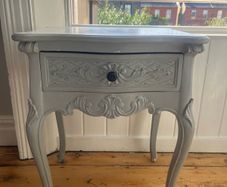 Vintage-Style Ornate Bedside Locker