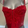 Primark Women's Red Corset size XS cup UK34A EU75A Free post Image 3