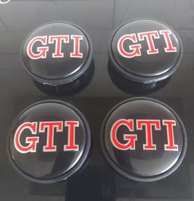 4 x VW Golf Gti 65mm Centre Caps - Free Post