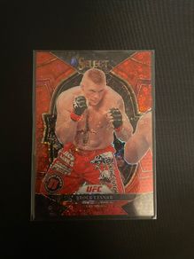 2023 Panini Select UFC Brock Lesnar Red Prizm /99