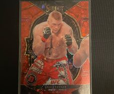 2023 Panini Select UFC Brock Lesnar Red Prizm /99