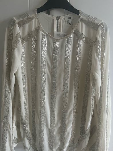 River island embellished top