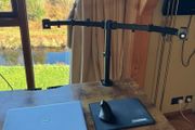 Dual Dest Monitor Arm
