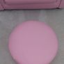 Toddler pink armchair and footstool Image 2
