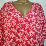 ASOS Red white floral dress size 18 Postage included Image 2